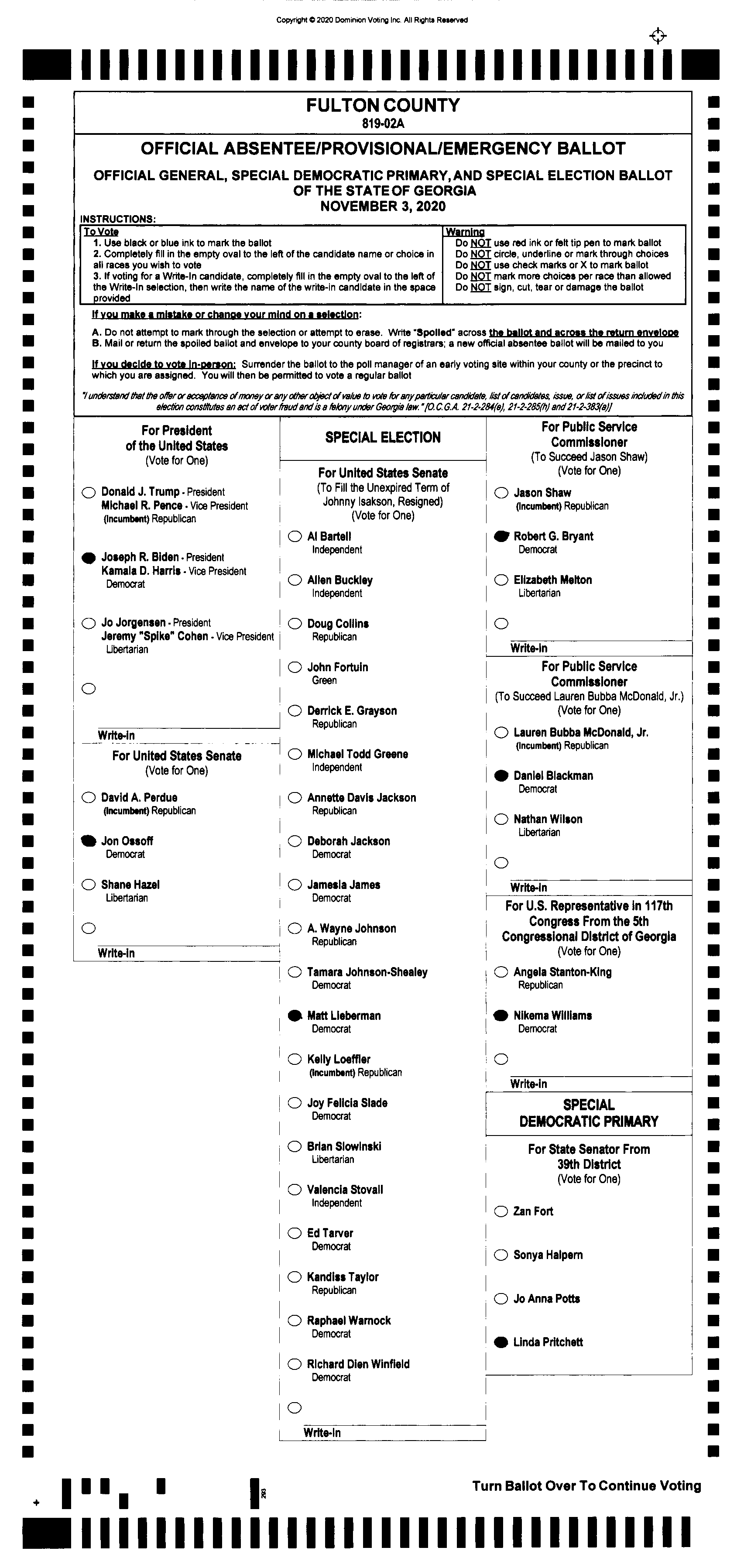 Source Ballot